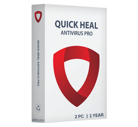 Quick heal Pro Antivirus - 2 USER 1 YEAR